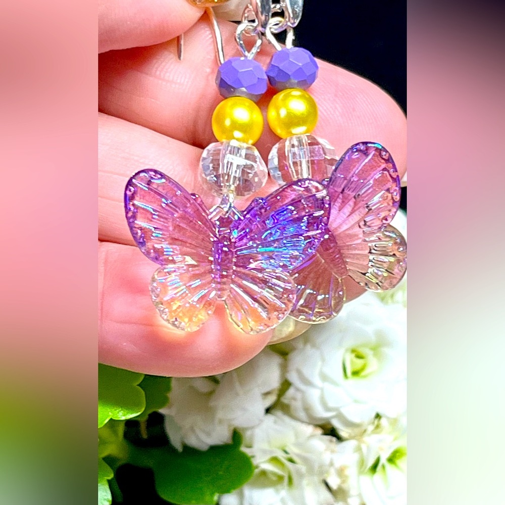 Butterfly Charm Earrings